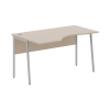 Стол прямой СА-2P(L) Мокачино/Алюминий 1600х900х755 IMAGO PLUS