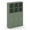 Concept Шкаф 3 узкие секции, 5 ниш CN.STU-534 W Кобо/Металл Белый 1252*420*1922