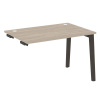 Onix Wood Стол-приставка OW.SPR-2.8 Дуб Аттик/Дуб Темный/Металл Антрацит 1180*800*750