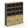 Concept Шкаф 4 узкие секции, 5 ниш CN.STU-541 A 1668*420*19