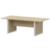 Стол для заседаний НТМ-200.90 Баттл Рок/Белый 2000x900x750 Аргентум-М