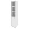 Style Шкаф высокий узкий левый Л.СУ-1.1 (L) Белый 412*410*1980