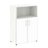 Yalta Шкаф LT.ST-2.2 R white Снежная Патина/Стекло White 800*450*1195