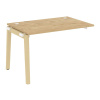 Onix Wood Наборный эл. раб. станции OW.1.NRS-2.8 Тиквуд Светлый/Дуб Светлый/Металл Белый 1180*800*75