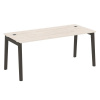 Onix Wood Direct Стол руководителя OW.SRR-5.8 Денвер Светлый/Дуб Темный/Металл Антрацит 1780*800*750