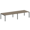 Metal System Quattro Переговорный стол (2 столешницы) на П-образном м/к 50БП.ПРГ-2.5 Вяз Благородный