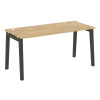 Onix Wood Стол письменный OW.SP-4.7 Тиквуд Светлый/Дуб Темный/Металл Антрацит 1580*720*750