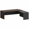 Стол руководителя правый KZP-22R Дуб венге/Графит 2200x2000x750 Кортез