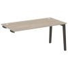 Onix Wood Стол-приставка OW.SPR-4.8 Дуб Аттик/Дуб Темный/Металл Антрацит 1580*800*750