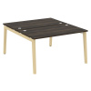 Onix Wood Рабочая станция OW.D.RS-2.3.8 Дуб Мали/Дуб Светлый/Металл Белый 1380*1635*750
