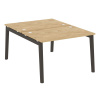 Onix Wood Рабочая станция OW.D.RS-2.2.8 Тиквуд Светлый/Дуб Темный/Металл Антрацит 1180*1635*750