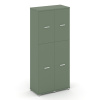 Concept Шкаф 2 узкие секции, 5 ниш CN.STU-525 W Кобо/Металл Белый 836*420*1922