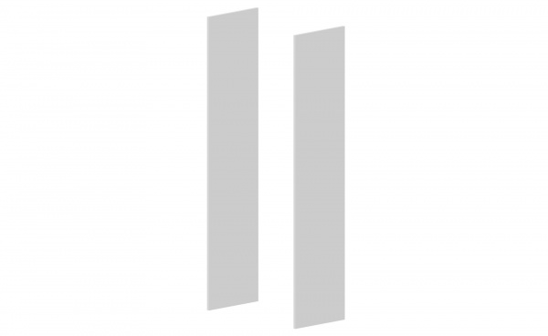 Комплект боковых отделочных панелей для шкафа высотой 80 см. U2PA195
