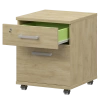 Тумба подкатная файловая НТ-330.ФЛ Баттл Рок 430x442x583 Аргентум