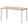 Стол на металлокаркасе АМ-005.60 Ольха/Белый 1800x600x760 Арго-М