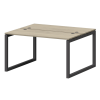 Бенч двойной на металлокаркасе СМС2-О-18К.120.Пр50 Кронберг/Антрацит 1800x1236x750 Смарт