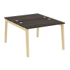 Onix Wood Рабочая станция OW.D.RS-2.2.7 Дуб Мали/Дуб Светлый/Металл Белый 1180*1475*750