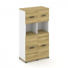Concept Шкаф 2 узкие секции, 4 ниши CN.STU-425 B 836*4