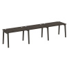 Onix Wood Рабочая станция OW.RS-3.2.7 Дуб Мали/Дуб Темный/Металл Антрацит 3540*720*750