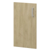 Дверь из ЛДСП к узким стеллажам НТ-600.Ф Баттл Рок 390x16x764 Аргентум