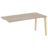 Onix Wood Стол-приставка OW.SPR-4.8 Дуб Аттик/Дуб Светлый/Металл Белый 1580*800*750