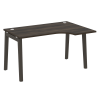 Onix Wood Стол эргономичный правый OW.SA-2 (R) Дуб Мали/Дуб Темный/Металл Антрацит 1380*980*750 (720