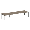 Metal System Quattro Переговорный стол (3 столешницы) на П-оразном м/к 50БП.ПРГ-3.3 Вяз Благородный/