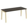 Onix Wood Direct Стол руководителя OW.SRR-5.8 Дуб Мали/Дуб Светлый/Металл Белый 1780*800*750