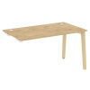 Onix Wood Стол-приставка OW.SPR-3.8 Тиквуд Светлый/Дуб Светлый/Металл Белый 1380*800*750
