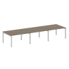 Metal System Quattro Переговорный стол (3 столешницы) на П-оразном м/к 50БП.ПРГ-3.3 Вяз Благородный/