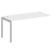 Metal System Quattro Проходной элемент рабочей станции на П-образном м/к 50БП.ПРС-СП-1.4 Белый/Метал
