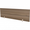Экран для стола СМЭ25-12 Дуб сафари/Белый 1200x25x350 Аргентум-МП