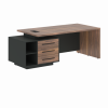 Стол руководителя с тумбой VRCT 2190(L) 2100х900х750