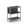 Shelf System Односекционный стеллаж двухярусный SN.STM-211 Антрацит/Металл Серый 810*400*879