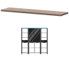 Топ КТ-76.38 Темный шимо 1790x441x38 Акцент