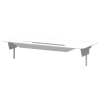 Люк для проводов LM-01.Ф Белый 240x100x25 Смарт