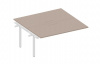 Cтол bench приставной 1600х1600х750мм (меламиновые аутлеты) AW2TPM168TRBL тортора белый