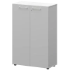 Шкаф средний закрытый СМШ38F(Б) Белый 792x380x1190 Кортез