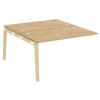 Onix Wood Наборный эл. раб. станции OW.2.NRS-3.8 Тиквуд Светлый/Дуб Светлый/Металл Белый 1380*1635*7