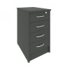 Riva Тумба приставная с фолдингом (4 ящика, с замком) А.ТП-4.1F-S 412*600*750
