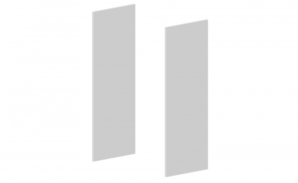 Комплект боковых отделочных панелей для шкафа высотой 80 см. U2PA118