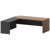 Стол руководителя левый KZP-22L Темный шимо/Графит 2200x2000x750 Кортез