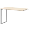 Бриф-приставка на металлокаркасе АМ.О-120.60 Бук/Белый 1200x600x760 Арго-М