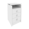 Style Тумба приставная с фолдингом Л.ТП-4F Белый 420*450*750