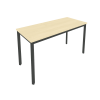 Slim Стол письменный на металлокаркасе С.СП-5.1 Клен/Металл Антрацит 1380*600*750