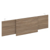 Onix Direct Lux Царга стола руководителя O.M-CSR-5 Дуб Аризона/Хром 1540*450*54