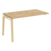 Onix Wood Наборный эл. раб. станции OW.1.NRS-3.8 Тиквуд Светлый/Дуб Светлый/Металл Белый 1380*800*75