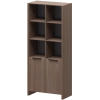 Стеллаж комбинированный КТ-42.38 Темный шимо 856x438x1968 Акцент