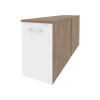 Onix Тумба двойная низкая выдвижная приставная/опорная O.VTPO-2.8 Дуб Аризона/Белый Бриллиант 432*16