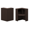 Стойка угловая правая А-556 Дуб венге 900x900x1220 Ресепшн